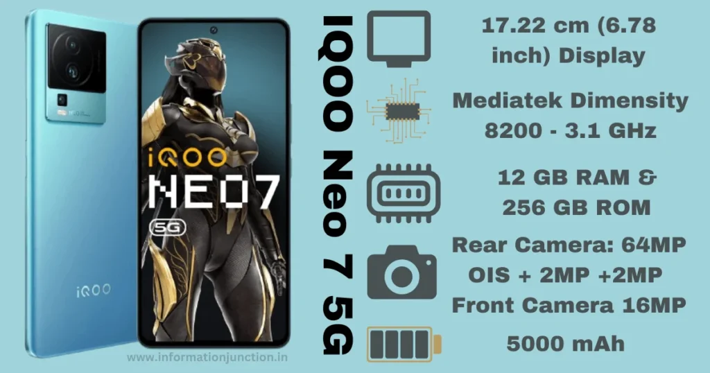 iQOO Neo 7 5G Specifications in Hindi | Release Date & Price